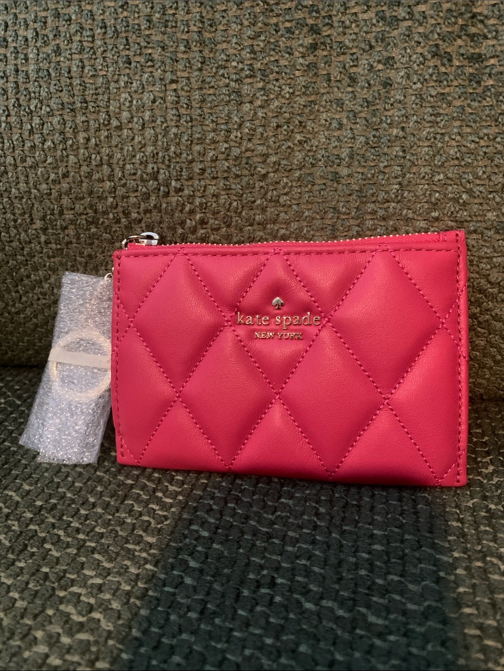 Kate Spade Small Carey Card Holder, Smooth Quilted